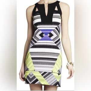 BCBGMAXAZRIA Women Green Cocktail Dress XS